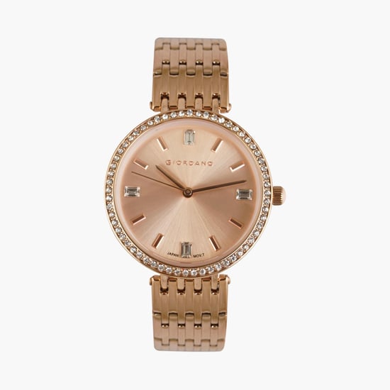 GIORDANO Women Crystal-Encrusted Analog Watch - GD-2096-44
