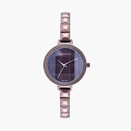 GIORDANO Women Embellished Watch with Bracelet Strap - GD-2102-66