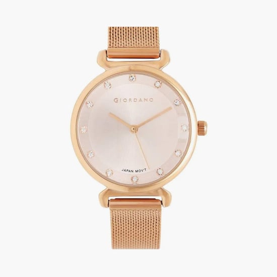 GIORDANO Men Analog Watch with Mesh Strap - GD-2104-11