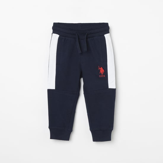 U.S. POLO ASSN. KIDS Solid Elasticated Joggers