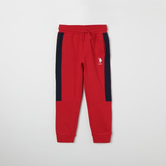 U.S. POLO ASSN. KIDS Printed Elasticated Joggers