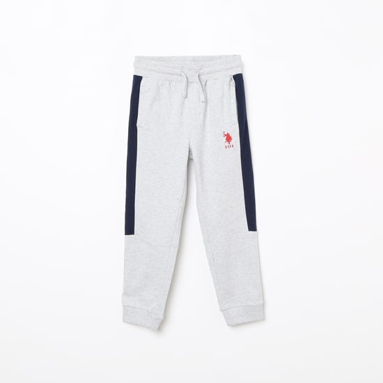 U.S. POLO ASSN. KIDS Panelled Drawstring Waist Joggers