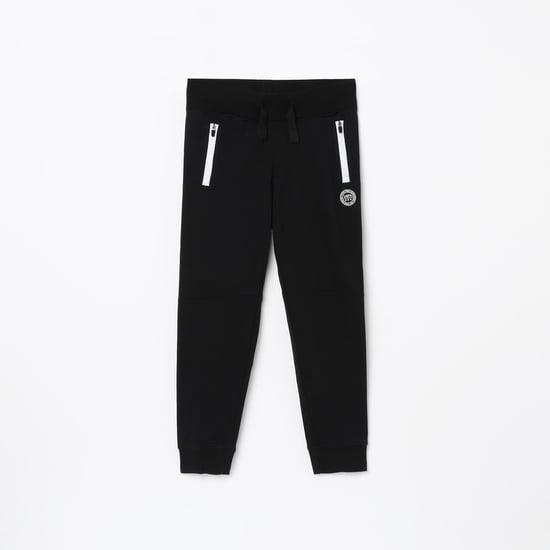 U.S. POLO ASSN. KIDS Patch Print Drawstring Waist Joggers