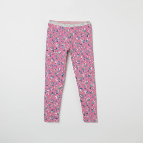 U.S. POLO ASSN. KIDS Floral Print Leggings