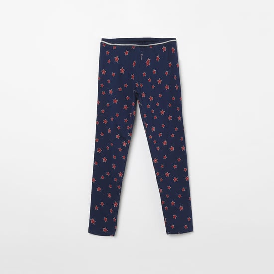 U.S. POLO ASSN. KIDS Star Print Leggings