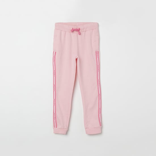 U.S. POLO ASSN. KIDS Tape Detailed Drawstring Waist Joggers
