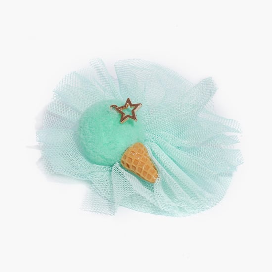 TONIQ KIDS Embellished Tulle Accent Hair Clip