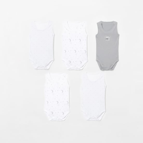 JUNIORS BASICS Printed Bodysuit - Pack of 5