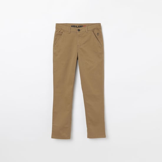 GINI & JONY Solid Casual Trousers