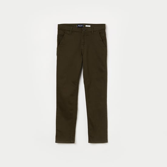 GINI & JONY Boys Textured Flat-Front Trousers