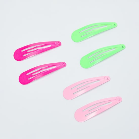 TONIQ KIDS Girls Solid Tic-Tacs - Set of 3 Pcs.