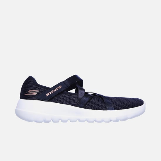 SKECHERS Textured Slip-On Shoes with Straps