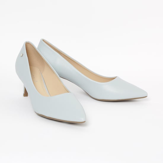 ALLEN SOLLY Solid Pencil Heeled Pumps