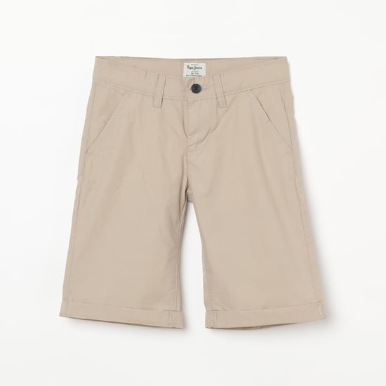 PEPE JEANS Solid Casual Shorts
