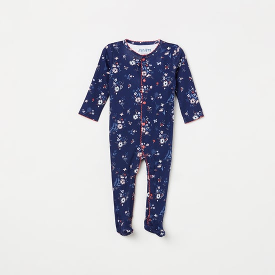 JUNIORS Girls Floral Print Rompers