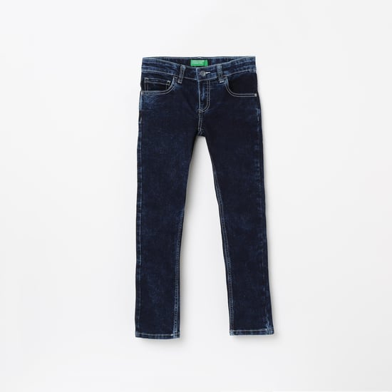 UNITED COLORS OF BENETTON Stonewashed Slim Fit Jeans