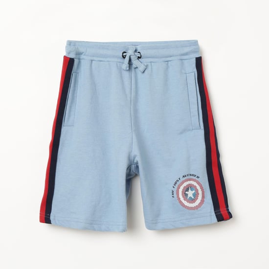 KIDSVILLE Solid Elasticated Shorts