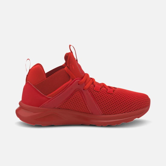 PUMA Textured Lace-Up Casual Shoes