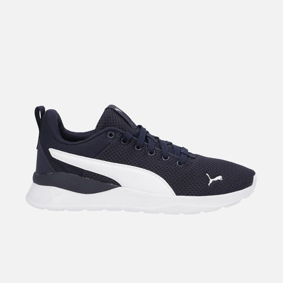 PUMA Textured Lace-Up Casual Shoes