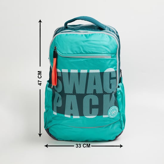 AMERICAN TOURISTER Men Printed Backpack Green