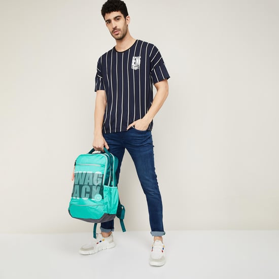 AMERICAN TOURISTER Men Printed Backpack Green