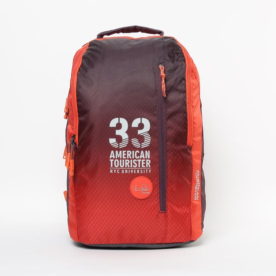 AMERICAN TOURISTER Printed Zip-Closure Backpack