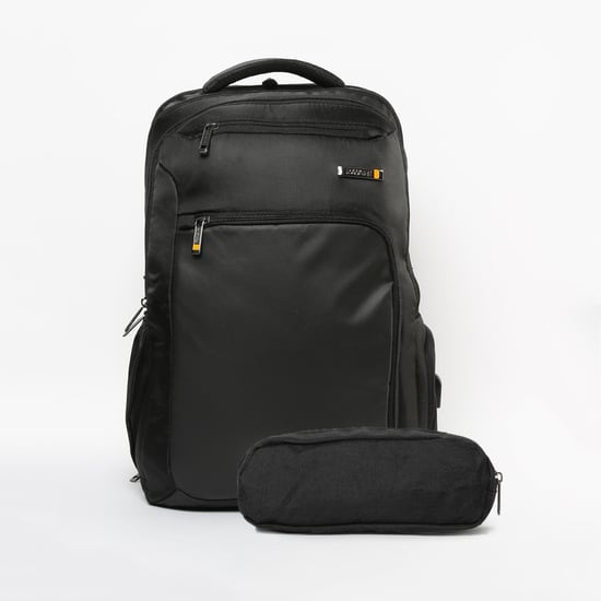AMERICAN TOURISTER Solid Unisex Backpack with Messenger Bag and Pouch