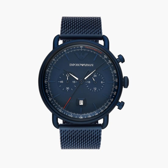 EMPORIO ARMANI Aviator Men Water-Resistant Chronograph Watch- AR11289I
