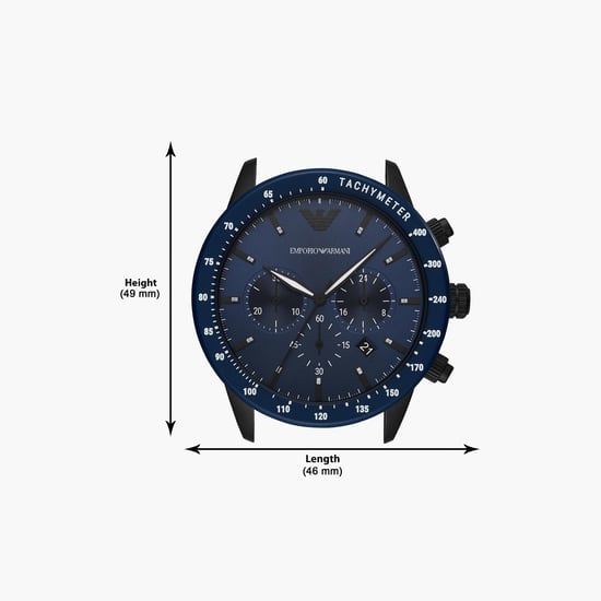 EMPORIO ARMANI Mario Men Water-Resistant Chronograph Watch AR70001I