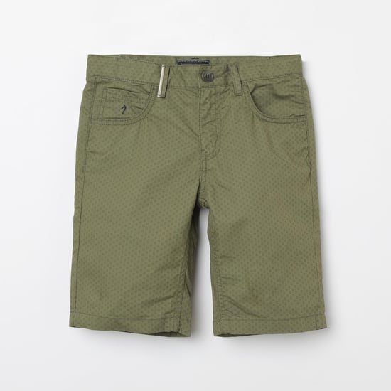 INDIAN TERRAIN Printed Regular Fit City Shorts