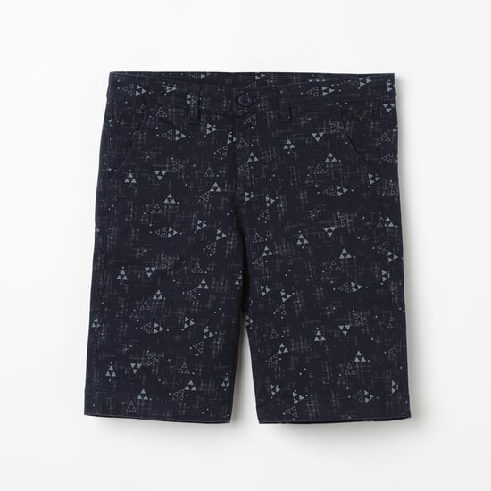 ALLEN SOLLY Printed Woven Shorts