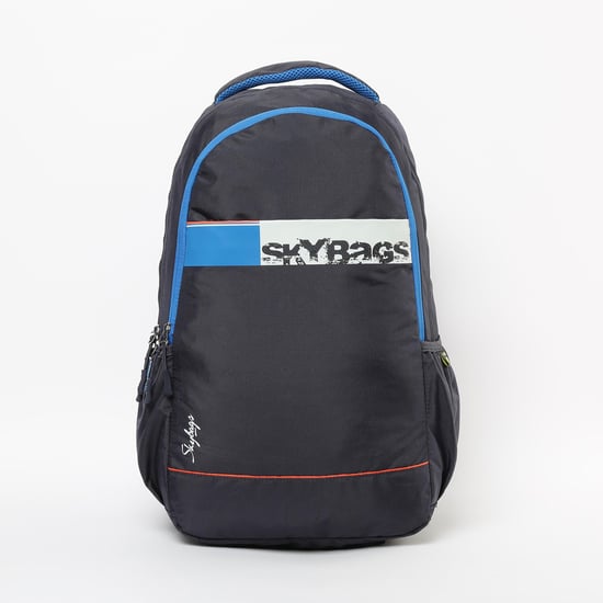 SKYBAGS Printed Colourblock Backpack with Rain Cover