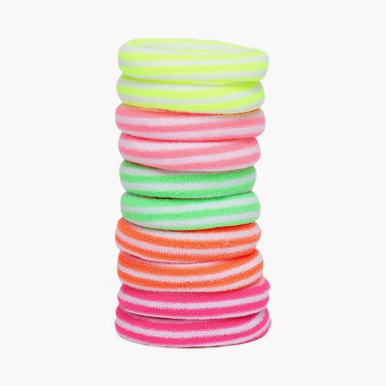 TONIQ KIDS Girls Striped Hair Band- Set of 5