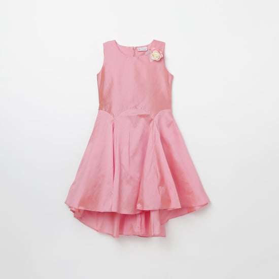 PEPPERMINT Sleeveless High-Low Fit & Flare Dress
