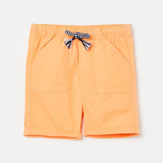 FS MINI KLUB Boys Solid Drawstring Waist Shorts