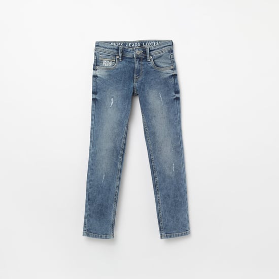 PEPE JEANS Stonewashed Slim Fit Jeans