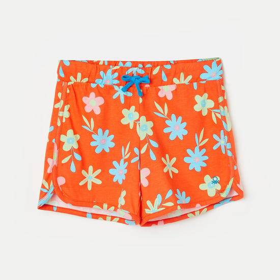 UNITED COLORS OF BENETTON Boys Floral Print Shorts
