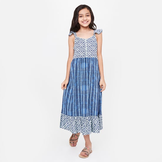 GLOBAL DESI Printed Sleeveless Dress