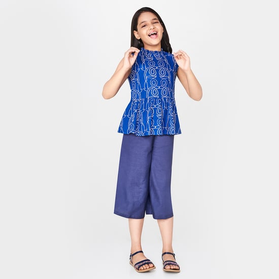 GLOBAL DESI Printed Sleeveless Top
