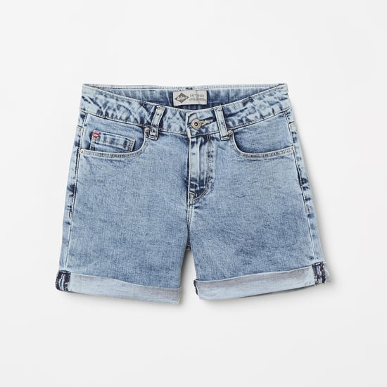LEE COOPER JUNIORS Heavy Washed Denim Shorts