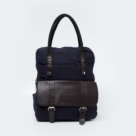 FAME FOREVER Panelled Backpack with Rolled Handles