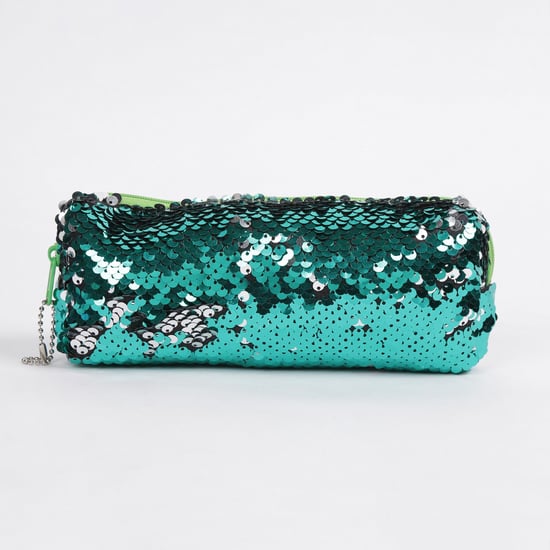 STOLN Girls Embellished Zip Closure Pouch