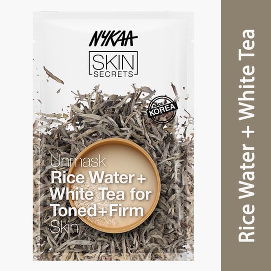 NYKAA Skin Secrets  Rice Water + White Tea Sheet Mask