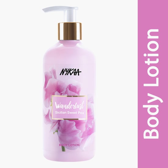 NYKAA Wanderlust Sicilian Sweet Pea Body Lotion