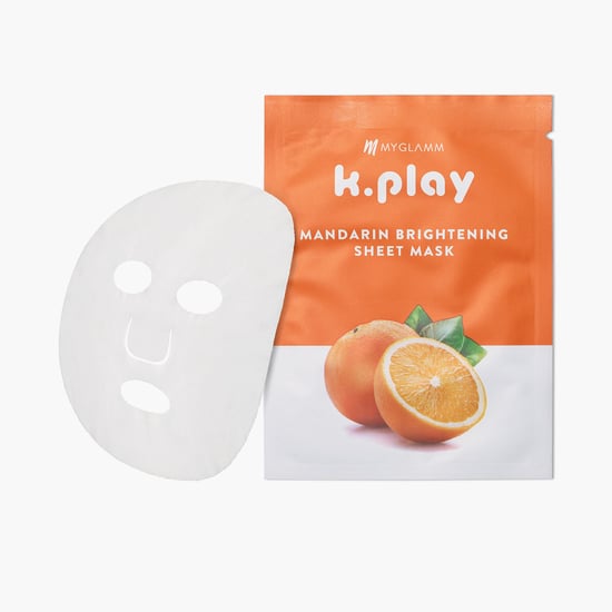 MYGLAMM K.Play Mandarin Brightening Sheet Mask