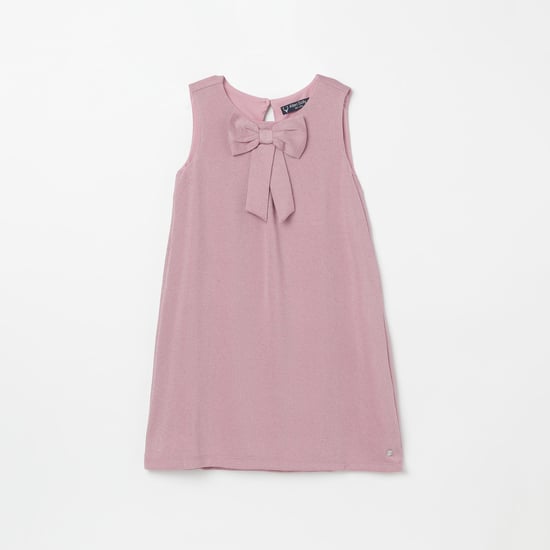 ALLEN SOLLY Sleeveless Shift Dress with Bow