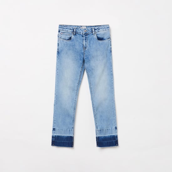 LEE COOPER JUNIORS Girls Stonewashed Jeans