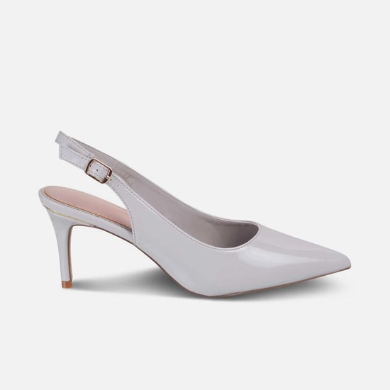 TRESMODE Women Solid Sling Back Heels
