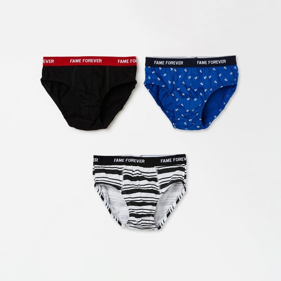 FAME FOREVER Boys Hipster Briefs - Set of 3