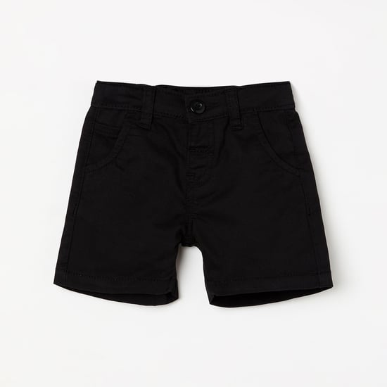 JUNIORS Boys Solid Denim Shorts